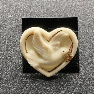 NWT Vintage Lenox Dove of Peace Brooch